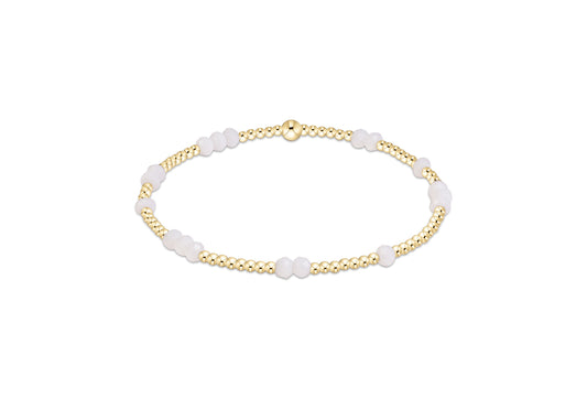 Gameday Flirty Hope Unwritten Bracelet - White