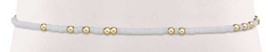 Gameday Hope Unwritten Bracelet - White