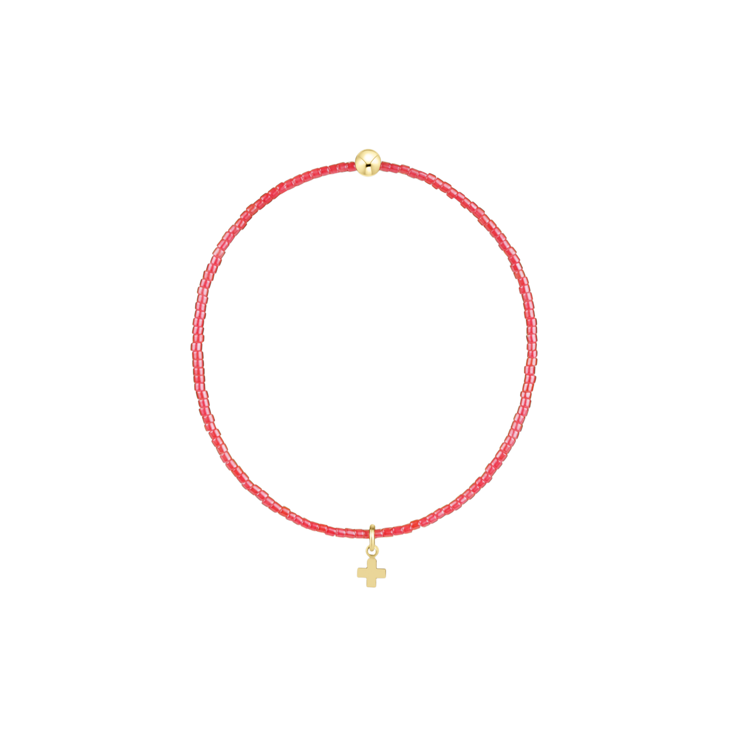 Hope Classic Sherbert Bracelet - Signature Cross Small Gold Charm