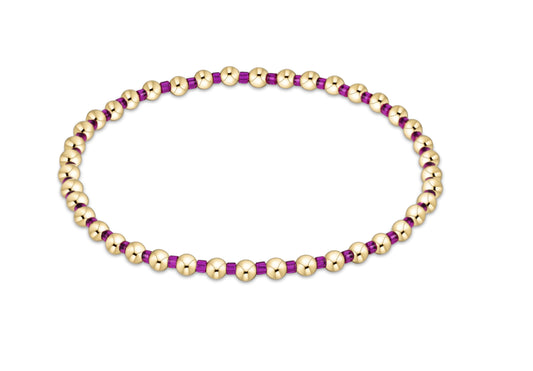 Hope Grateful Bracelet - Fuchsia