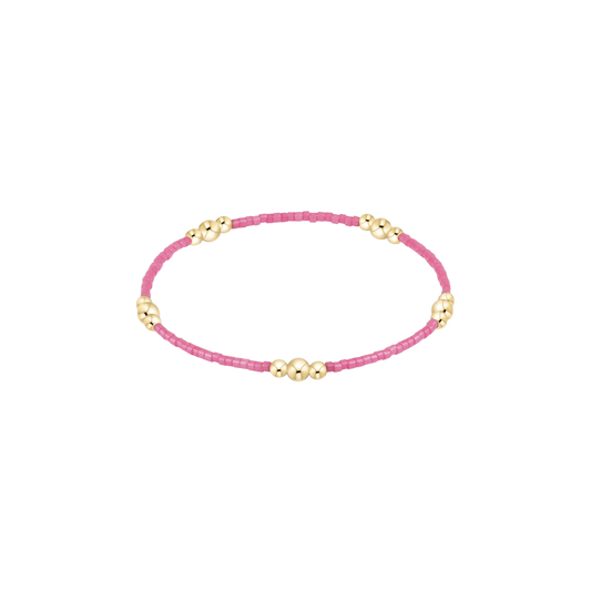Hope Purpose Gold Bracelet - Bubblegum
