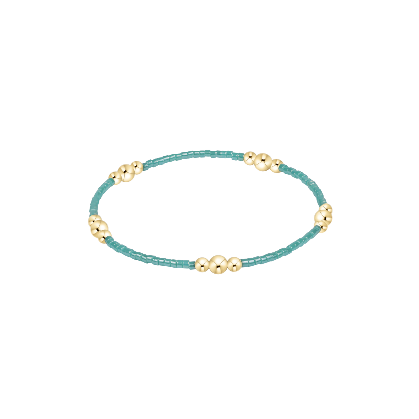 Hope Purpose Gold Bracelet - Sea Glass