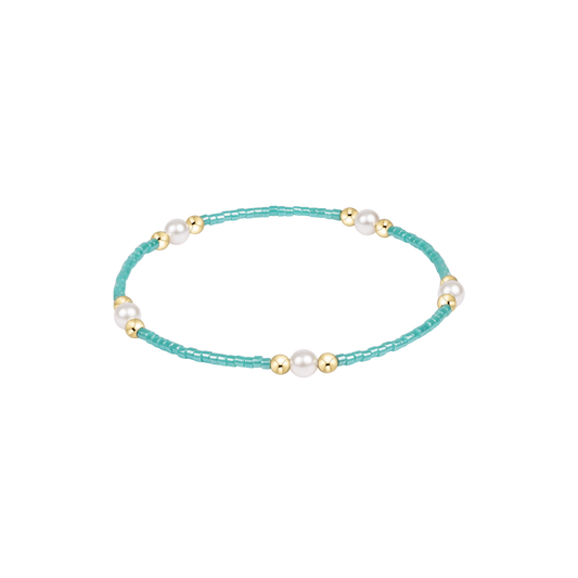 Hope Purpose Pearl Bracelet - Sea Glass