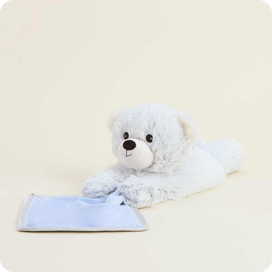 Warmies- Brown Marshmallow Bear Blanket