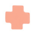 Signature Cross 2mm Gold Bracelet - Coral
