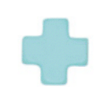 Signature Cross 2mm Gold Bracelet - Turquoise