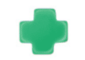 Signature Cross 3mm Gold Bracelet - Emerald