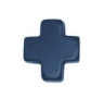 Signature Cross Small 2mm Gold Bracelet - Navy