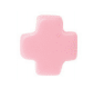 Signature Cross Small 2mm Gold Bracelet - Pink