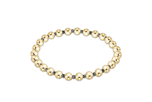 Silver Faceted Hematite Grateful Pattern 5mm Bead