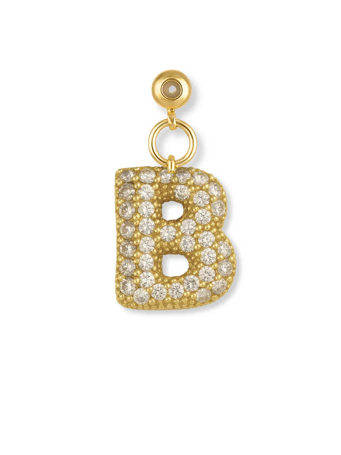 Bubble Letter Grip Charm