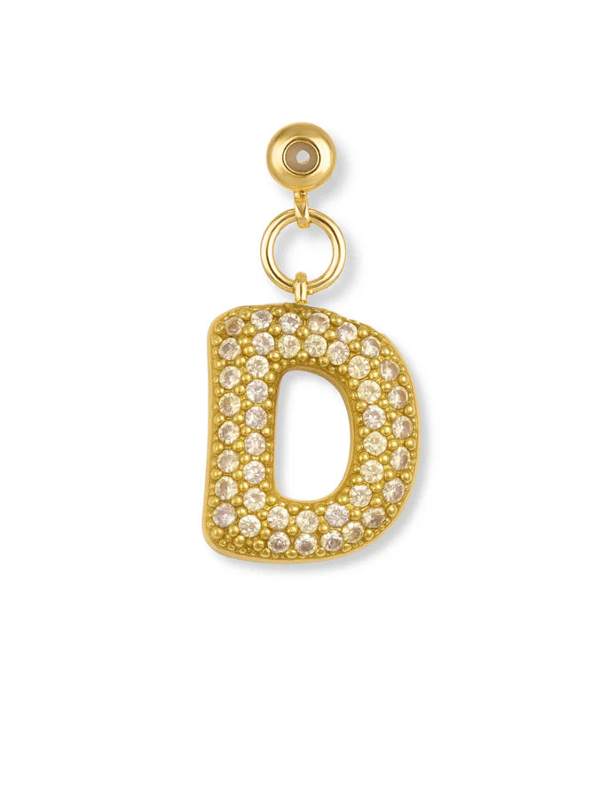 Bubble Letter Grip Charm