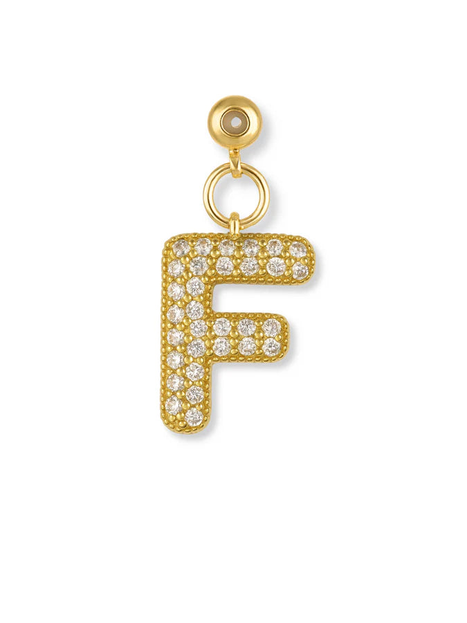 Bubble Letter Grip Charm