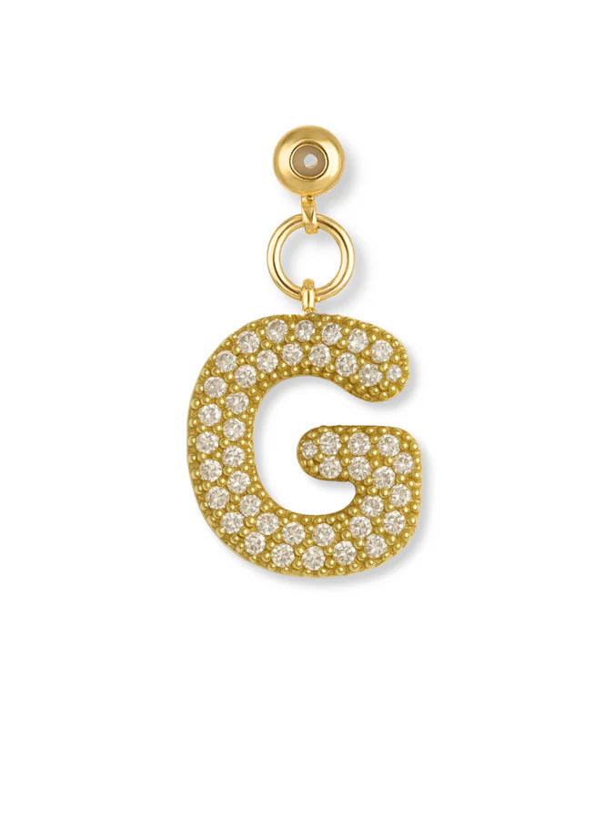Bubble Letter Grip Charm