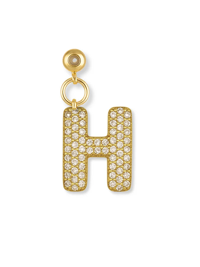 Bubble Letter Grip Charm
