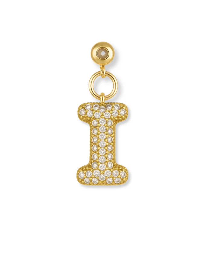 Bubble Letter Grip Charm
