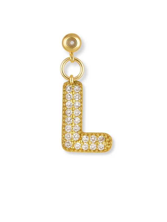 Bubble Letter Grip Charm