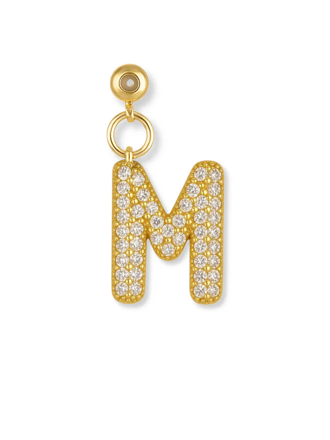 Bubble Letter Grip Charm