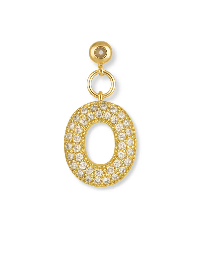 Bubble Letter Grip Charm