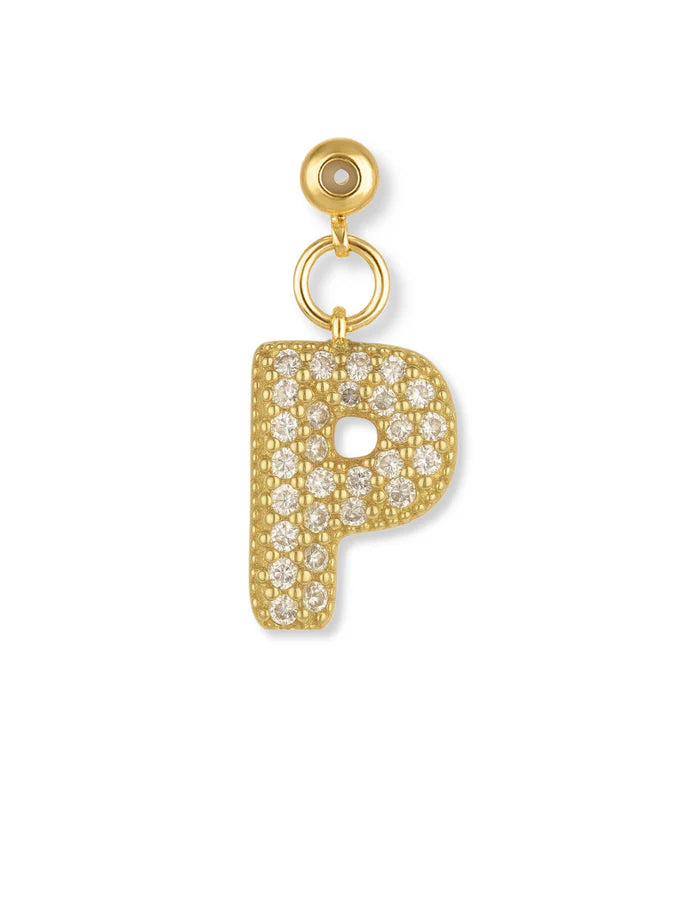 Bubble Letter Grip Charm