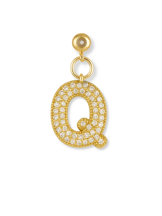Bubble Letter Grip Charm
