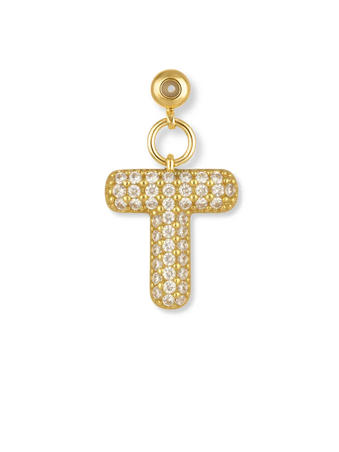 Bubble Letter Grip Charm