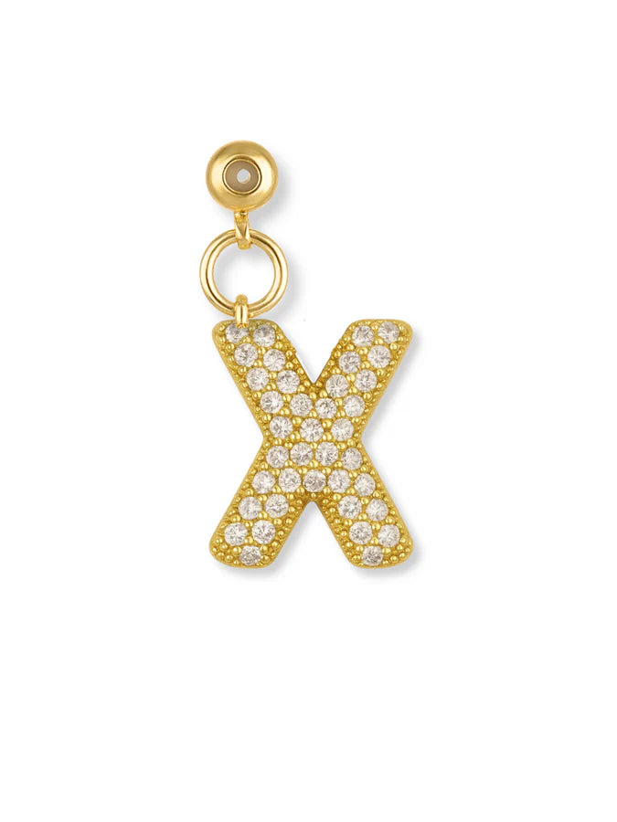 Bubble Letter Grip Charm