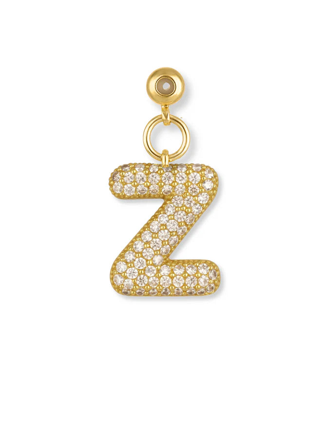 Bubble Letter Grip Charm