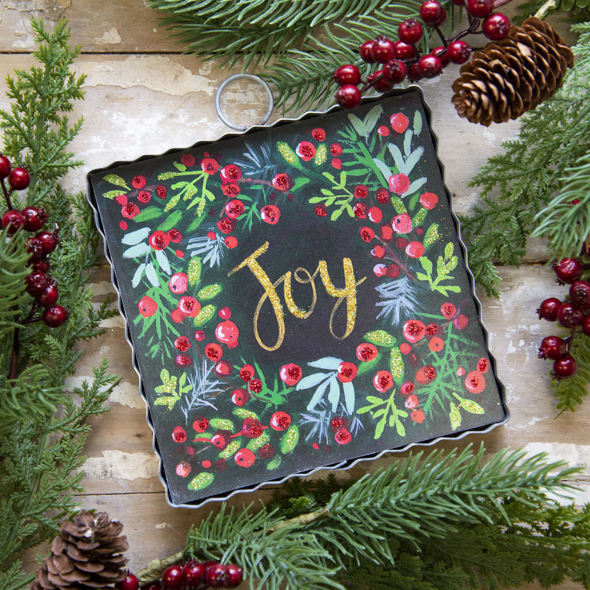 Mini Gallery "Joy" Wreath
