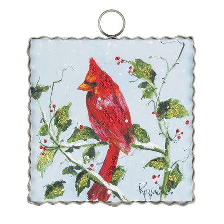 Mini Gallery Cardinal & Snowy Branch