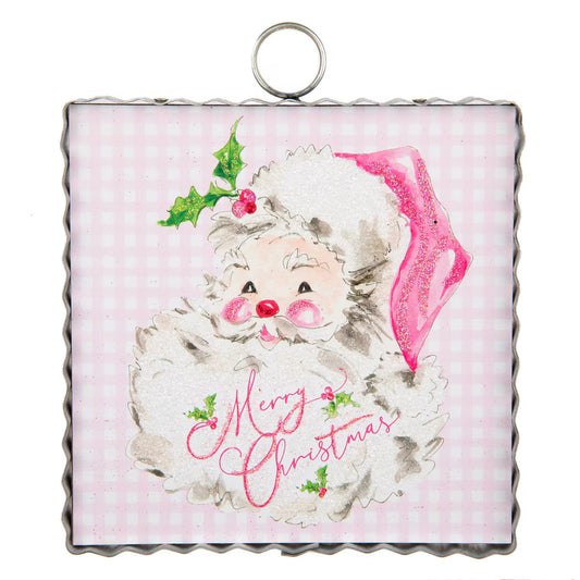 Mini Gallery Pink Santa