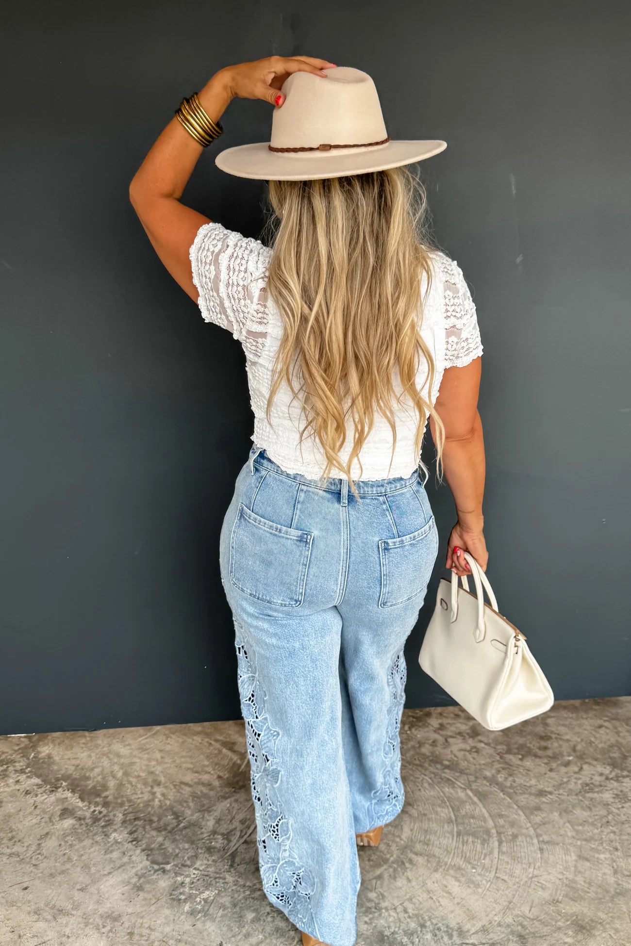 Floral Charm Jeans