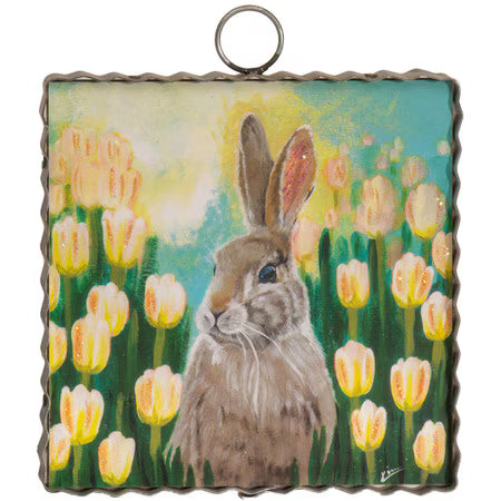 Kross Bunny in Tulips