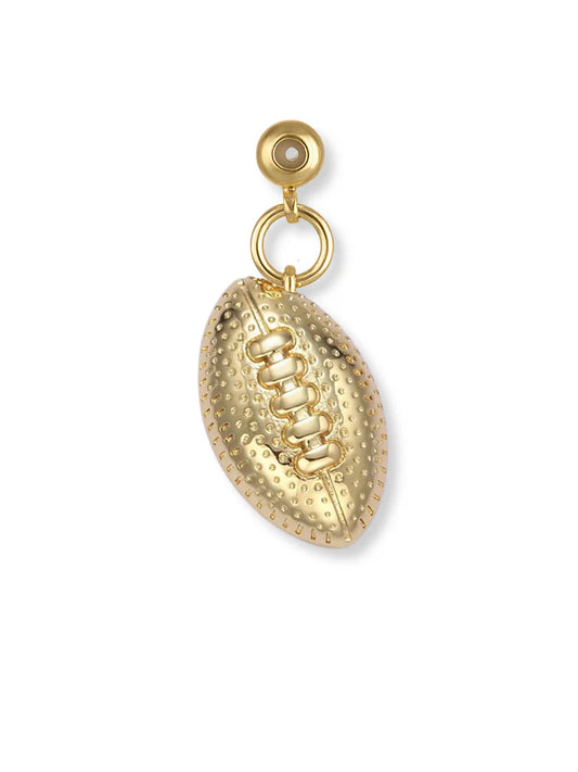 Football Grip Charm Gold