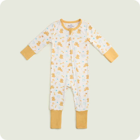 Golden Dog Footie Pajamas