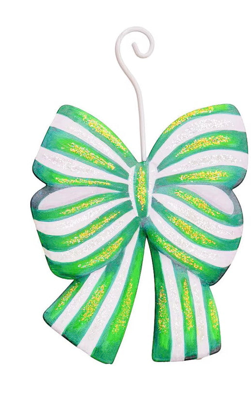 Green Bow Ornament