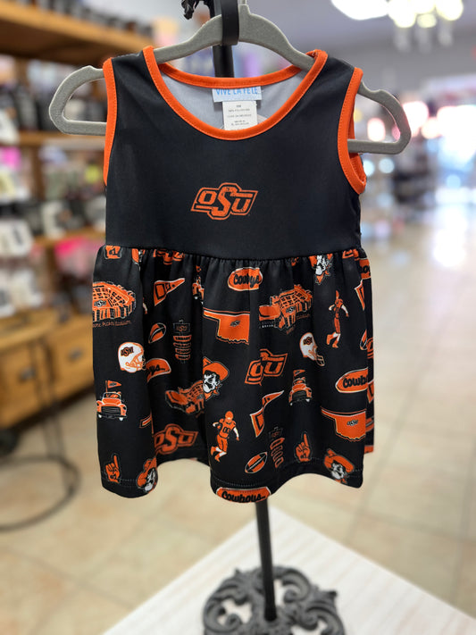 OSU Cowboys Sleeveless Tank Dress