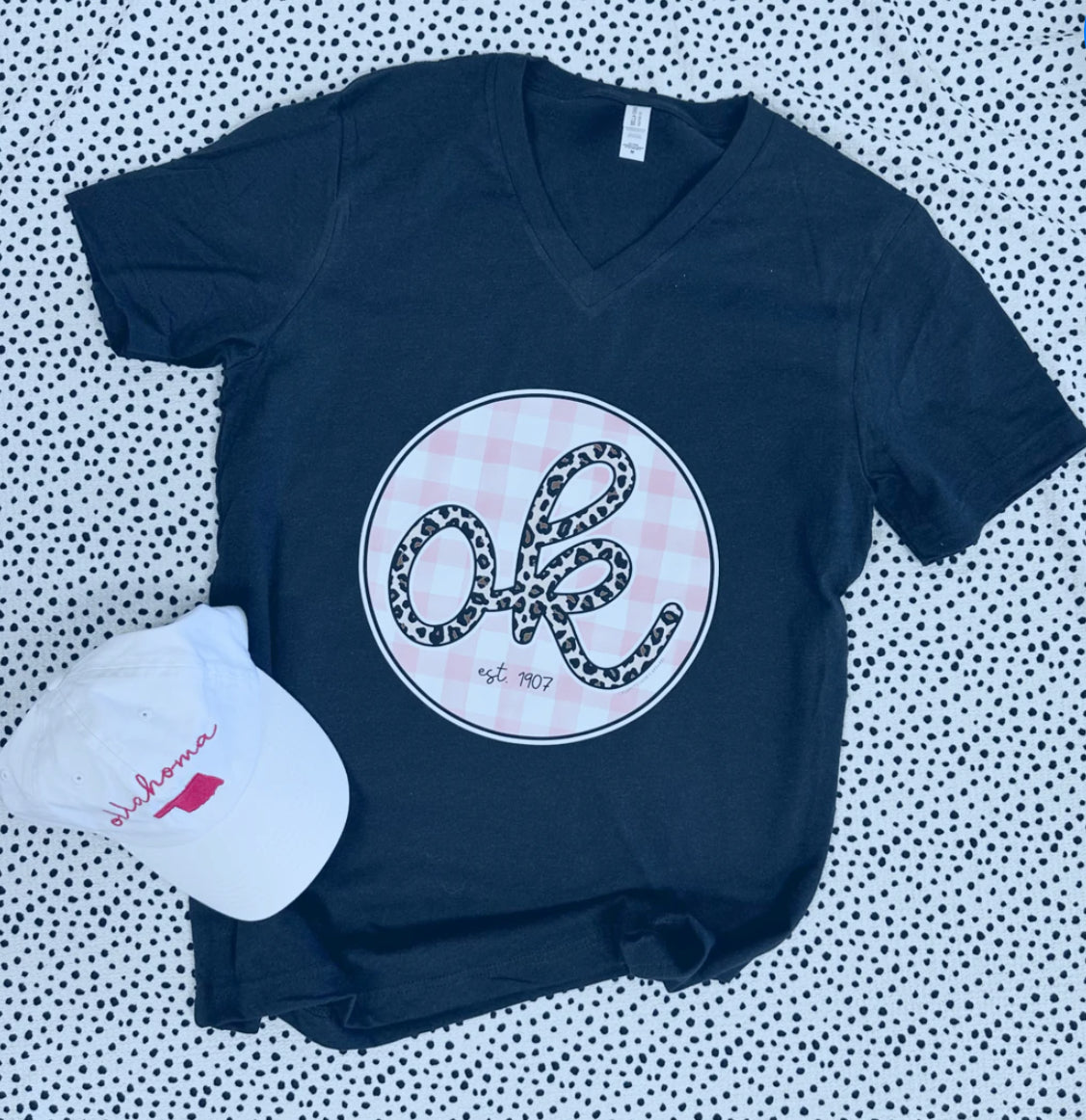 OK Leopard/Pink Circle