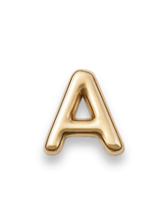 Gold Letter Slide Charms
