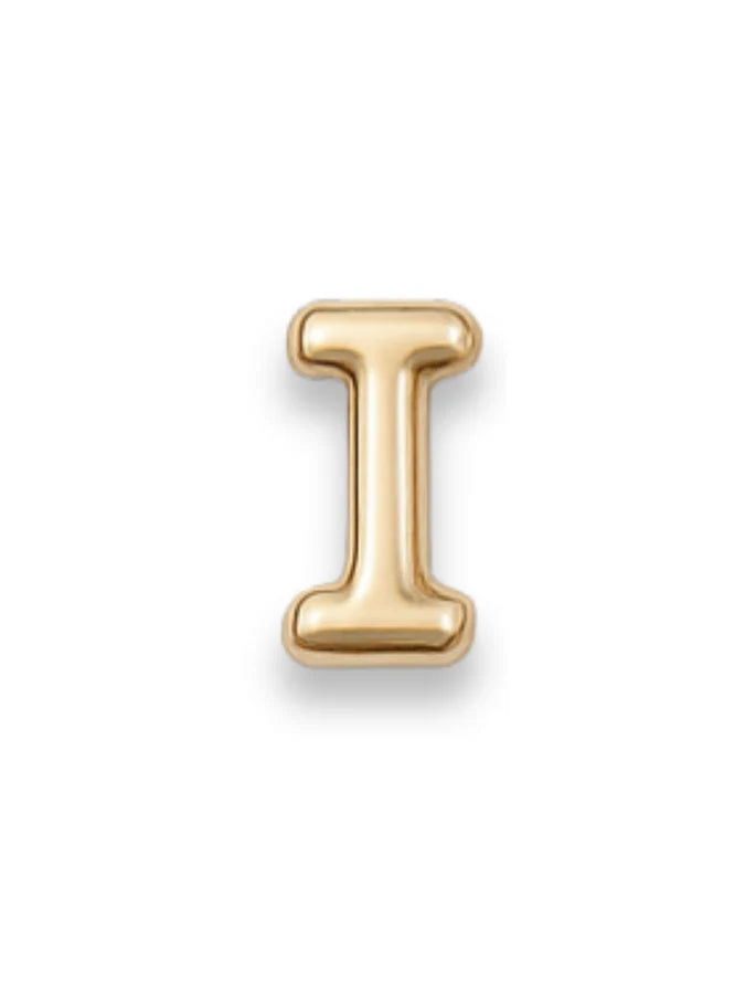 Gold Letter Slide Charms