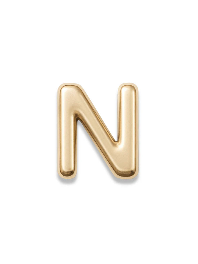 Gold Letter Slide Charms