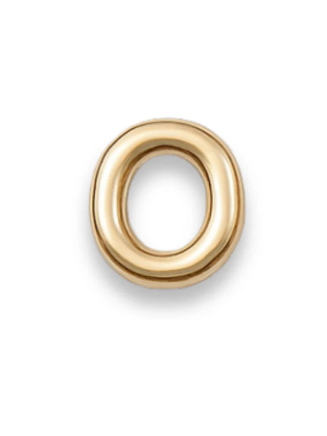 Gold Letter Slide Charms