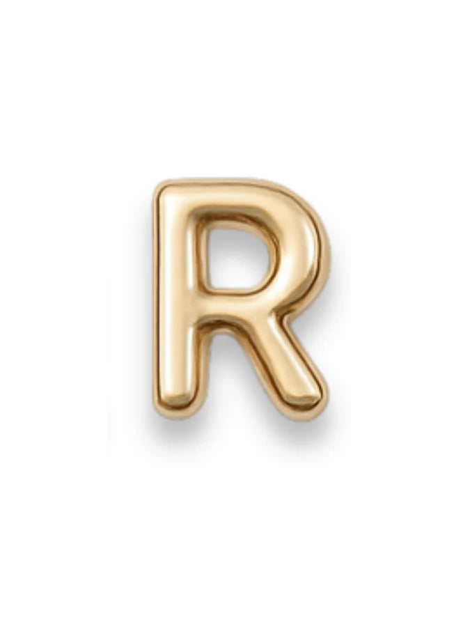 Gold Letter Slide Charms