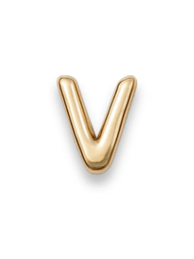 Gold Letter Slide Charms