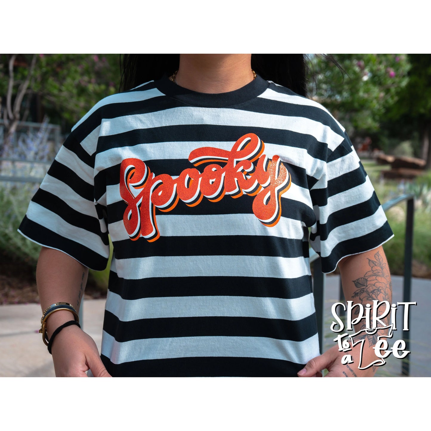 Spooky Striped Tee