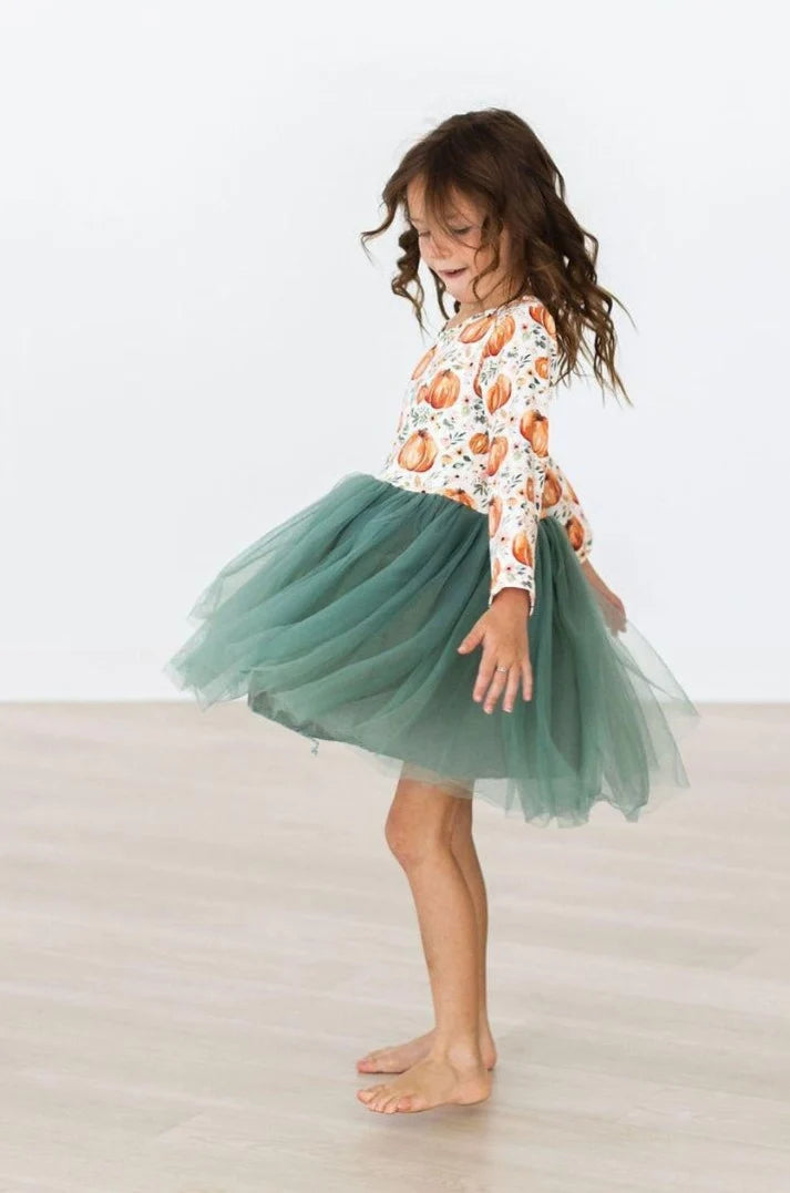 Harvest Florals L/S Tutu Dress