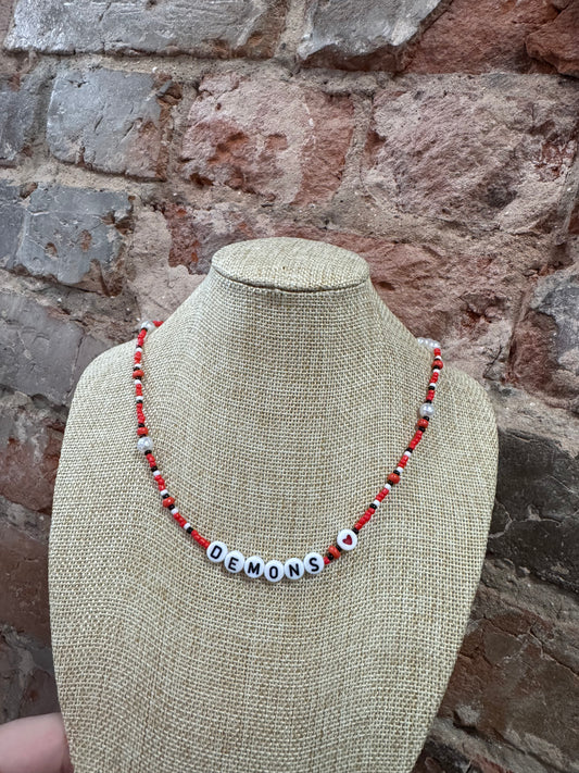All-Star Beaded Necklace Demons