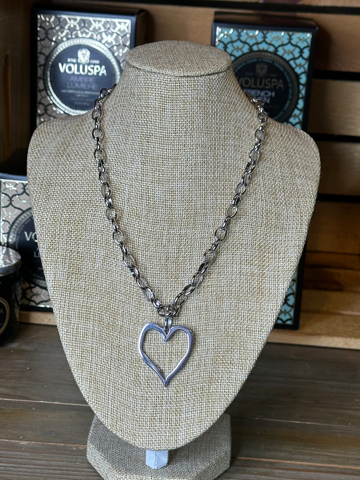 Silver Heart Necklace