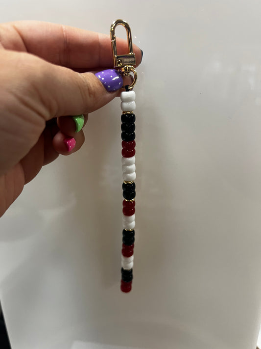 Long Beaded Bag Charm