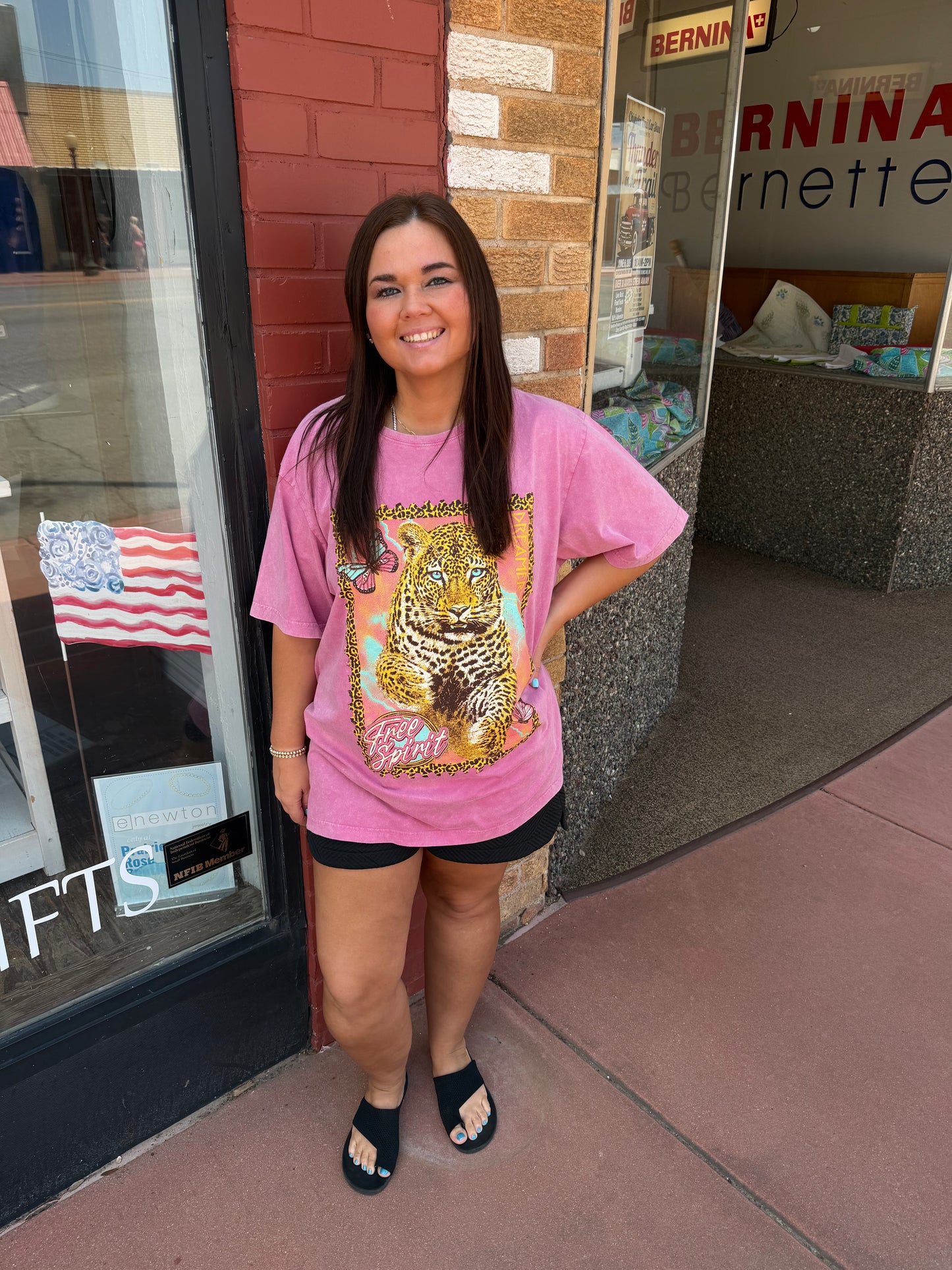 Free Spirit Dreamer Leopard Tee